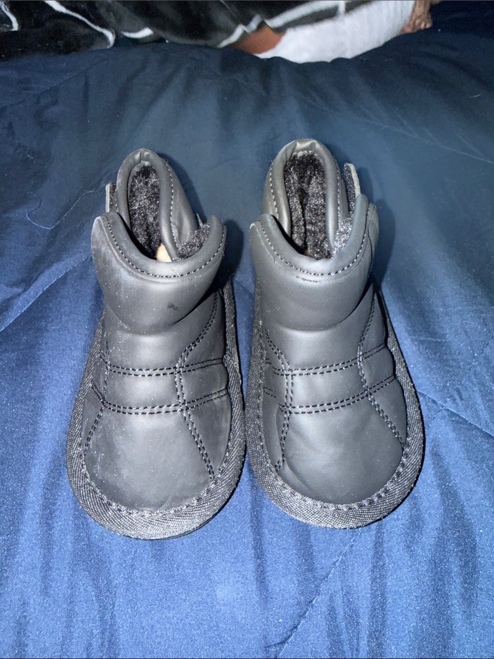SHEIN Black Cozy Pull-On Kids' Boots
